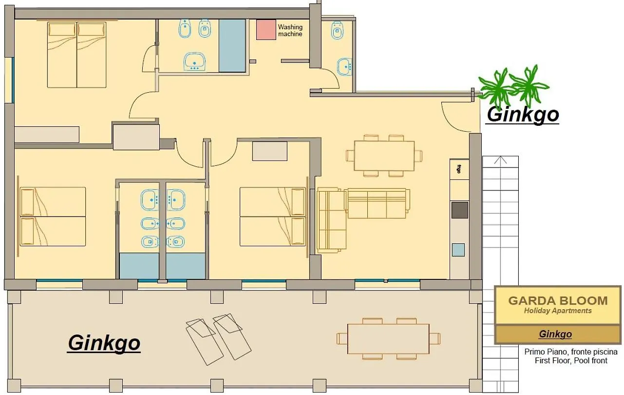 Garda Bloom Holiday Apartments Padenghe sul Garda 0*,  Italië